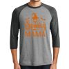 Unisex Tri-Blend 3/4 Sleeve Raglan T-Shirt Thumbnail