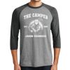Unisex Tri-Blend 3/4 Sleeve Raglan T-Shirt Thumbnail