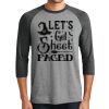 Unisex Tri-Blend 3/4 Sleeve Raglan T-Shirt Thumbnail