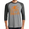 Unisex Tri-Blend 3/4 Sleeve Raglan T-Shirt Thumbnail
