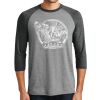 Unisex Tri-Blend 3/4 Sleeve Raglan T-Shirt Thumbnail