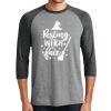 Unisex Tri-Blend 3/4 Sleeve Raglan T-Shirt Thumbnail