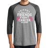 Unisex Tri-Blend 3/4 Sleeve Raglan T-Shirt Thumbnail