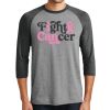Unisex Tri-Blend 3/4 Sleeve Raglan T-Shirt Thumbnail