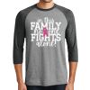 Unisex Tri-Blend 3/4 Sleeve Raglan T-Shirt Thumbnail