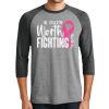 Unisex Tri-Blend 3/4 Sleeve Raglan T-Shirt Thumbnail