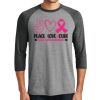 Unisex Tri-Blend 3/4 Sleeve Raglan T-Shirt Thumbnail