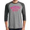 Unisex Tri-Blend 3/4 Sleeve Raglan T-Shirt Thumbnail