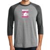 Unisex Tri-Blend 3/4 Sleeve Raglan T-Shirt Thumbnail