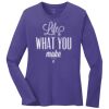 Ladies 5.4oz Long Sleeve T-Shirt Thumbnail