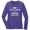 Ladies 5.4oz Long Sleeve T-Shirt Thumbnail