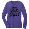 Ladies 5.4oz Long Sleeve T-Shirt Thumbnail