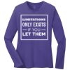 Ladies 5.4oz Long Sleeve T-Shirt Thumbnail