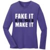 Ladies 5.4oz Long Sleeve T-Shirt Thumbnail