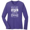Ladies 5.4oz Long Sleeve T-Shirt Thumbnail
