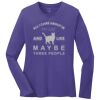 Ladies 5.4oz Long Sleeve T-Shirt Thumbnail