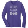 Ladies 5.4oz Long Sleeve T-Shirt Thumbnail
