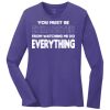 Ladies 5.4oz Long Sleeve T-Shirt Thumbnail