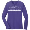 Ladies 5.4oz Long Sleeve T-Shirt Thumbnail