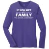 Ladies 5.4oz Long Sleeve T-Shirt Thumbnail