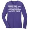 Ladies 5.4oz Long Sleeve T-Shirt Thumbnail