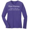 Ladies 5.4oz Long Sleeve T-Shirt Thumbnail
