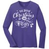 Ladies 5.4oz Long Sleeve T-Shirt Thumbnail