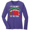 Ladies 5.4oz Long Sleeve T-Shirt Thumbnail
