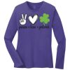 Ladies 5.4oz Long Sleeve T-Shirt Thumbnail