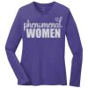 Ladies 5.4oz Long Sleeve T-Shirt Thumbnail