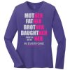 Ladies 5.4oz Long Sleeve T-Shirt Thumbnail