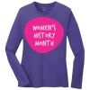 Ladies 5.4oz Long Sleeve T-Shirt Thumbnail