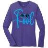 Ladies 5.4oz Long Sleeve T-Shirt Thumbnail
