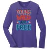 Ladies 5.4oz Long Sleeve T-Shirt Thumbnail