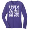 Ladies 5.4oz Long Sleeve T-Shirt Thumbnail