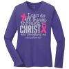 Ladies 5.4oz Long Sleeve T-Shirt Thumbnail