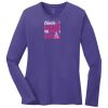 Ladies 5.4oz Long Sleeve T-Shirt Thumbnail