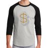 Unisex 50/50 Blend 3/4 Sleeve T-Shirt Thumbnail