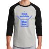 Unisex 50/50 Blend 3/4 Sleeve T-Shirt Thumbnail
