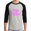 Unisex 50/50 Blend 3/4 Sleeve T-Shirt Thumbnail