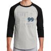 Unisex 50/50 Blend 3/4 Sleeve T-Shirt Thumbnail