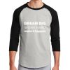 Unisex 50/50 Blend 3/4 Sleeve T-Shirt Thumbnail