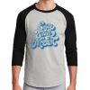 Unisex 50/50 Blend 3/4 Sleeve T-Shirt Thumbnail