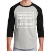 Unisex 50/50 Blend 3/4 Sleeve T-Shirt Thumbnail