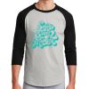 Unisex 50/50 Blend 3/4 Sleeve T-Shirt Thumbnail