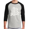 Unisex 50/50 Blend 3/4 Sleeve T-Shirt Thumbnail