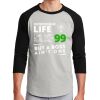 Unisex 50/50 Blend 3/4 Sleeve T-Shirt Thumbnail