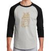 Unisex 50/50 Blend 3/4 Sleeve T-Shirt Thumbnail
