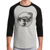 Unisex 50/50 Blend 3/4 Sleeve T-Shirt Thumbnail