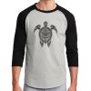 Unisex 50/50 Blend 3/4 Sleeve T-Shirt Thumbnail